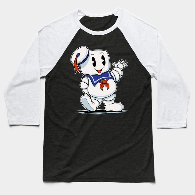 RETRO STAY-PUFT Baseball T-Shirt by FernandoSala